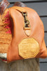 Honeywood Original Overnighter Bag Antique Navajo Textile with Elk Hide One of a Kind