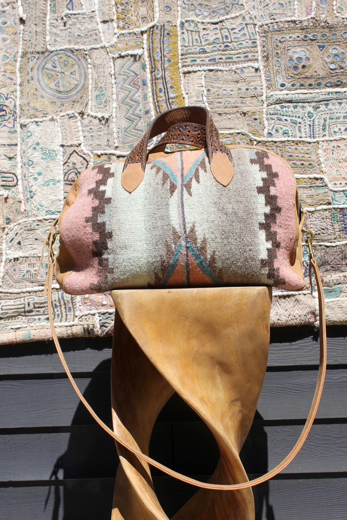 Original "Gypsy Overnighter Bag" Honeywood Deerskin  Bag