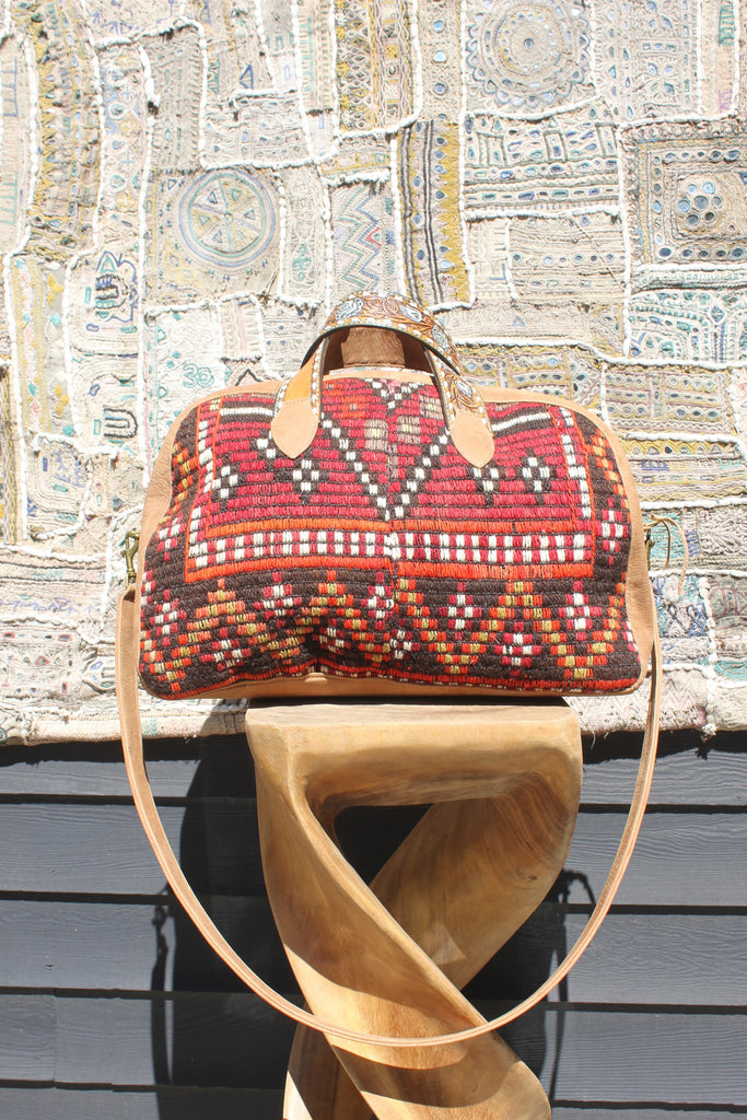 Original "Gypsy Overnighter Bag" Honeywood Deerskin Bag