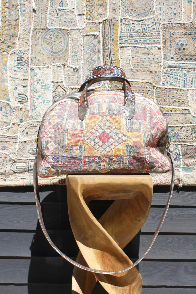 Original "Gypsy Overnighter Bag" Honeywood Deerskin Bag