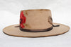 "Red Chief Poppy" Hand Embroidered Honeywood/Lone Hawk Collaboration