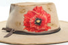 "Red Chief Poppy" Hand Embroidered Honeywood/Lone Hawk Collaboration