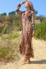 Classic Indian Block Print Maxi Dress