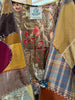 A Honeywood Original Early Century Silk Crazy Quilt Coat Duster