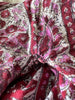 "Bordeaux" Vintage 1970s Adini style Indian Block Print Gauze Dress