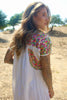 1970s Hand Embroidered Oaxacan Cotton Dress