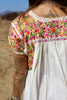 1970s Hand Embroidered Oaxacan Cotton Dress