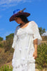A Honeywood Exclusive Handmade Antique Crochet and Cotton Gauze Maxi Dress S/M