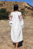 RESERVED "Homespun Folk" Antique Hand Embroidered Eastern European Folk Dress