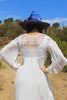 A Honeywood Exclusive Handmade Antique Crochet and Cotton Gauze Maxi Dress S/M