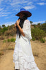 A Honeywood Exclusive Handmade Antique Crochet and Cotton Gauze Maxi Dress S/M