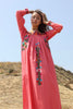 Gorgeous Rare "Melon" Oaxacan Long Sleeve Dress