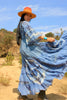 A Honeywood Exclusive Handmade Antique Crochet and Cotton Gauze Maxi Dress M/L