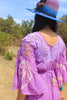 A Honeywood Exclusive Handmade Antique Crochet and Gauze Maxi Dress S/M