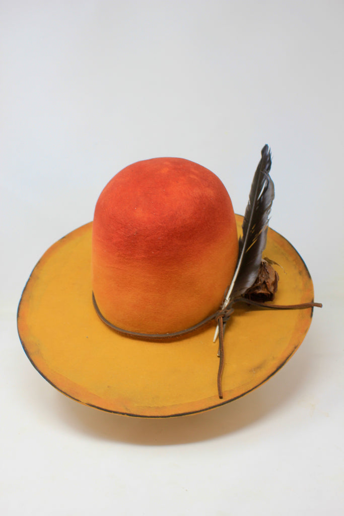 A Limited Edition Honeywood Exclusive Lone Hawk Hats Hand Dyed Ombre Hats