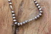 Old Pawn Antique Native American Naja Squash Blossom Necklace
