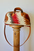 Honeywood Original Overnighter Bag Antique Navajo Textile with Elk Hide One of a Kind