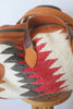 Honeywood Original Overnighter Bag Antique Navajo Textile with Elk Hide One of a Kind