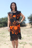 *SALE* Vintage Hand Embroidered Mexican Shawl Tunic with fringe