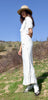 Hand Embroidered Antique Victorian Two Piece Dress Set