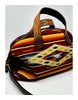 Honeywood Original Antique Mexican Saltillo and Deerskin Overnighter Bag One Of A Kind