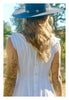 1900s Victorian Cotton Dress with Crochet