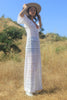 1970s Hand Crochet Maxi Dress