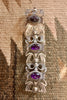 Antique 1930s Taxco Art Nouveau Sterling Bracelet with Amethyst Caba