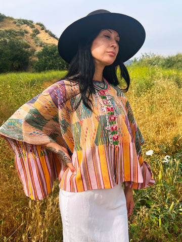 Divine Antique Guatemalan Handwoven Huipil