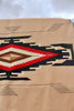 RARE Mid Century Handwoven Wool Chimayo Blanket