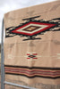 RARE Mid Century Handwoven Wool Chimayo Blanket