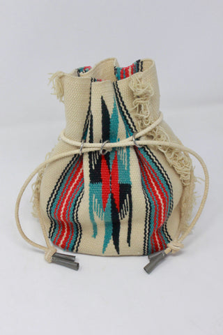 Antique 1940s Chimayo Pochette Bag Handwoven