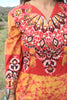 1970s Ramona Rull Batik Maxi Dress with hand embroidered mirrors