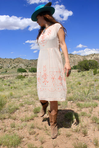 Dreamy 1920s Hand Embroidered Hungarian dress