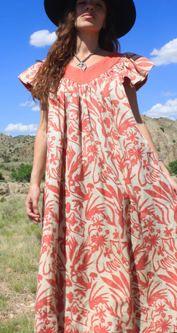 Vintage French Linen Dress Amazing Quality