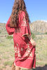 Vintage Hand Embroidered Hungarian Folk Dress M/L