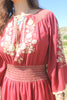 Vintage Hand Embroidered Hungarian Folk Dress M/L