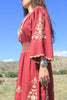 Vintage Hand Embroidered Hungarian Folk Dress M/L