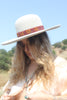“M” Pure Beaver Lone Hawk WIDE Brim with Antique Native American Hand Beaded Bamd
