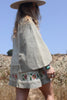 RARE and Iconic 1970s “ Char” Hand Painted Handmade Poncho