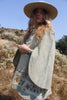 RARE and Iconic 1970s “ Char” Hand Painted Handmade Poncho