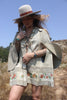 RARE and Iconic 1970s “ Char” Hand Painted Handmade Poncho