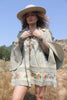 RARE and Iconic 1970s “ Char” Hand Painted Handmade Poncho