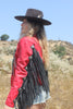 “Scarlett Butterfly” Vintage 1980s “Gypsy Leather” Fringe Leather Jacket