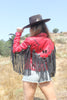 “Scarlett Butterfly” Vintage 1980s “Gypsy Leather” Fringe Leather Jacket