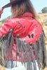 “Scarlett Butterfly” Vintage 1980s “Gypsy Leather” Fringe Leather Jacket