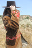 Antique Early Century Ceremonial Velvet Studded Jacket / Coat