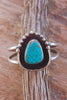 Circa ~ 1970s Vintage Navajo Sterling and Turquoise Cuff