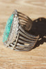 1970s Signifiant Navajo Turquoise Sterling Cuff