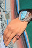 1970s Signifiant Navajo Turquoise Sterling Cuff